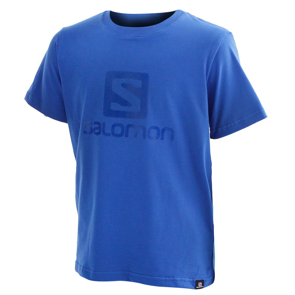 Camisetas Salomon ACHIEVE SS B Niños Azules - Chile (WAQ-957068)